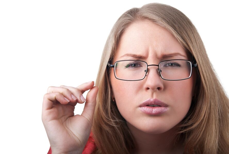 a woman with poor eyesight how to recover